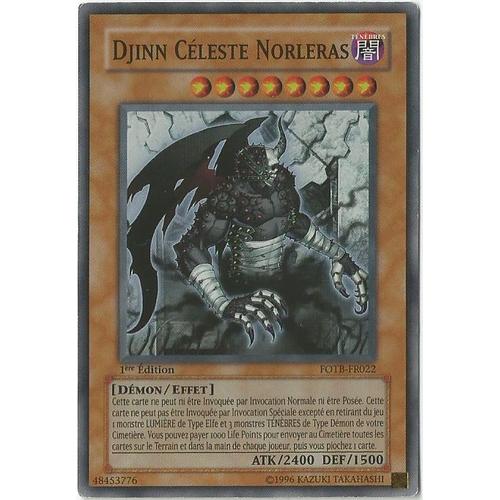 Yu-Gi-Oh! - Fotb-Fr022 - Djinn Céleste Norleras - Super Rare