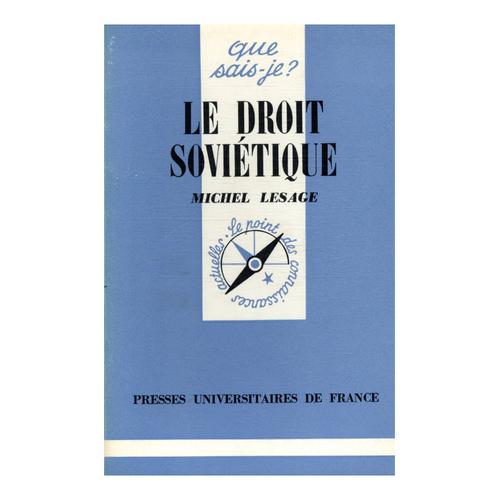 Le Droit Soviétique / Lesage, Michel / Réf: 30999