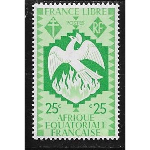 Timbre D'afrique Equatoriale Française De 1941,N°143.Série De Londres.