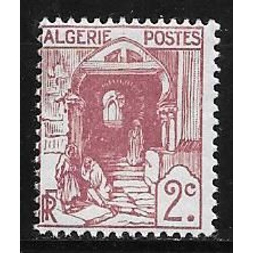 Timbre D'algérie De 1926,N°35.Rue De La Kasbah.
