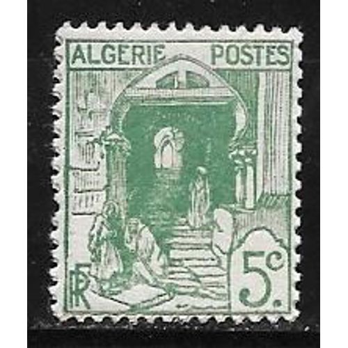 Timbre D'algérie De 1926,N°37.Rue De La Kasbah.