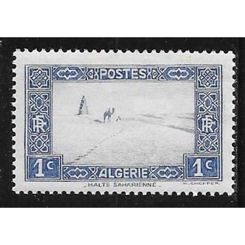 Timbre D' Algérie De 1936,N°101.Halte Saharienne.