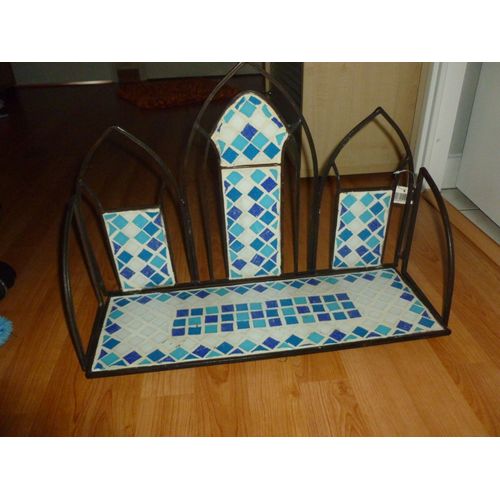 Etagere Murale Bleu 