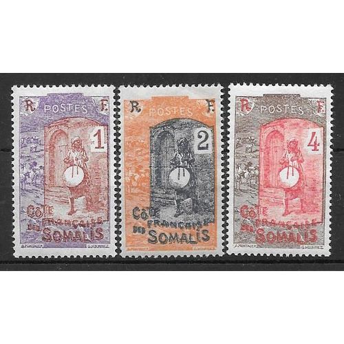Timbres De Cote De Somalis De 1915,N°83 À 85.