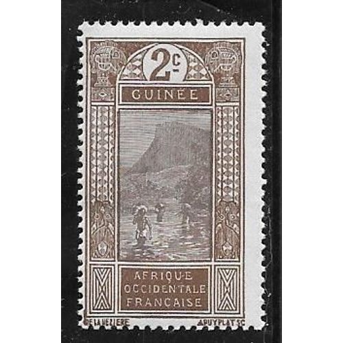 Timbre De Guinée De 1913,N°64.Gué À Kitim.