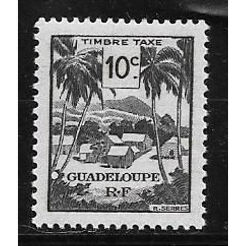 Timbre Taxe De Guadeloupe De 1947,N°41.