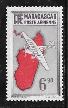 Timbre De Madagascar De La Poste Aérienne De 1941,N°22.