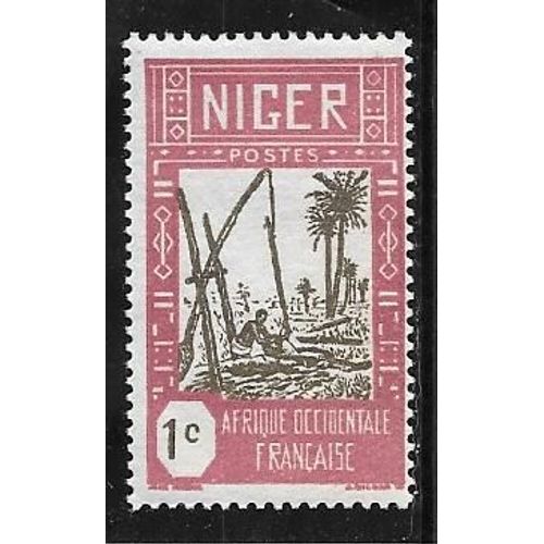 Timbre Du Niger De 1926,N°29.Puits.