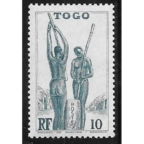 Timbre Du Togo De 1941,N°186.Pilage Du Mil.