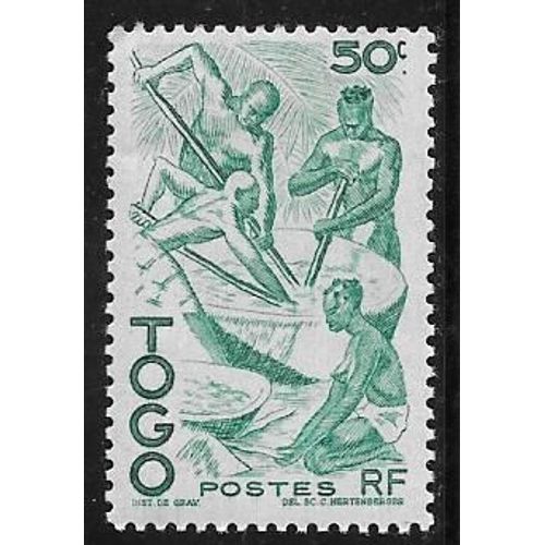 Timbre Du Togo De 1947,N°238.Manioc.