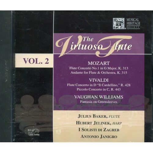 Julius Baker-Vivaldi Mozart Flute Concerto The Virtuoso Vol 2