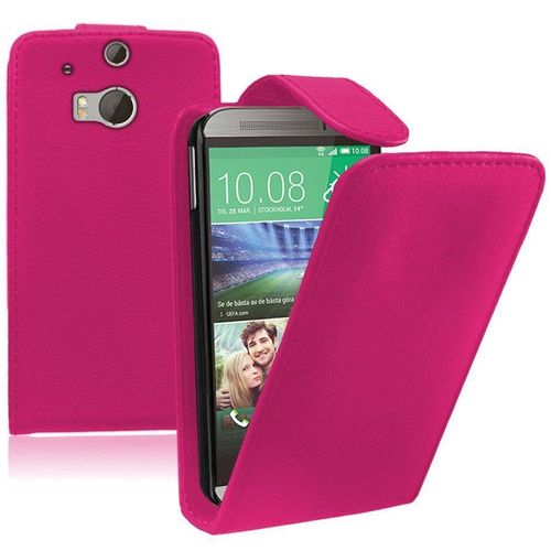 Etui Simili Cuir Pour Htc One (M8) 5.0" - Rose