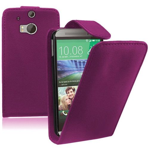 Etui Simili Cuir Pour Htc One (M8) 5.0" - Violet