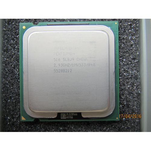 Processeur - Intel Pentium 4 516 - 2.93 GHz - Socket 775 (LGA775) - L2 1 Mo - SL8J9