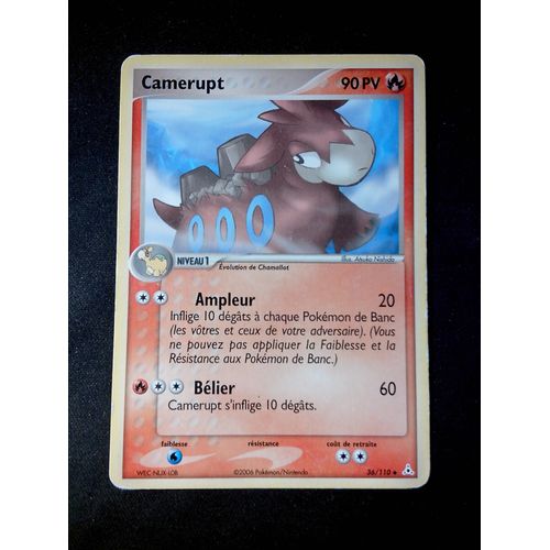 Camerupt 36/110 Set Ex Fantômes Holon Fr