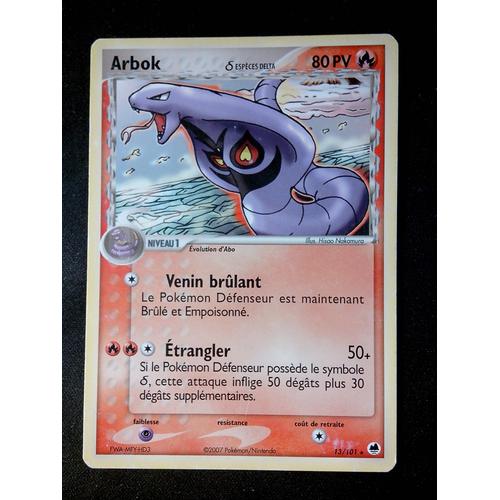 Arbok 13/101 Set Ex Iles Des Dragons Fr