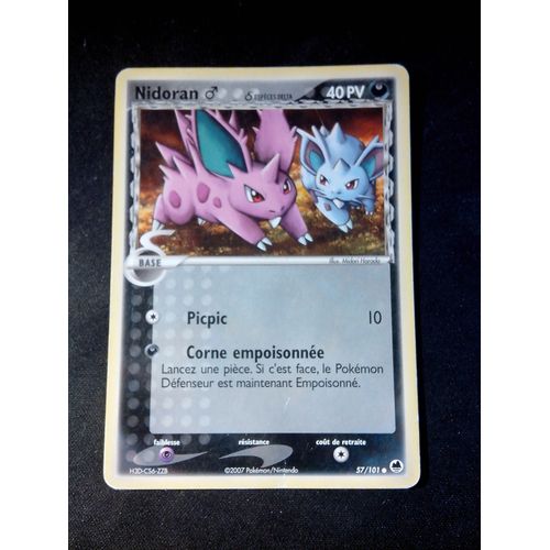 Nidoran 57/101 Set Ex Iles Des Dragons Fr