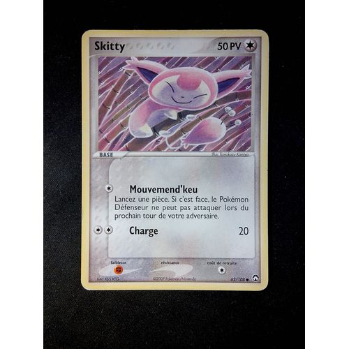 Skitty 62/108 Set Ex Gardiens Du Pouvoir Fr