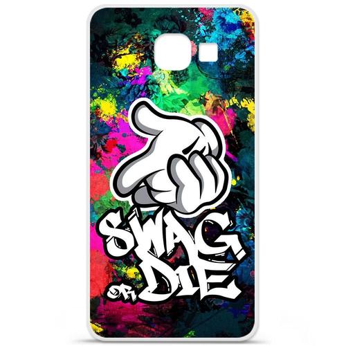 Etui Coque Housse Design Samsung Galaxy A3 2016 En Silicone Gel Protection Arrière - Swag Or Die