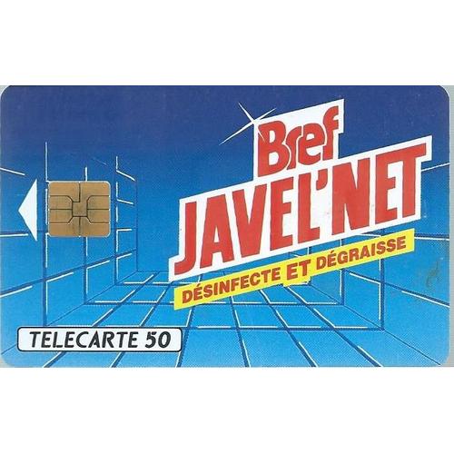Télécarte 50 Unités " Bref Javel' Net Désinfecte Et Dégraisse / Mir Express " - Tirage À 11500 Exemplaires ( 04/1993 ) 