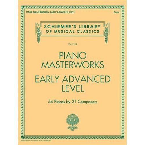 Piano Masterworks - Early Advanced Level