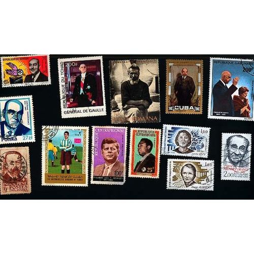 13 Timbres Personalités