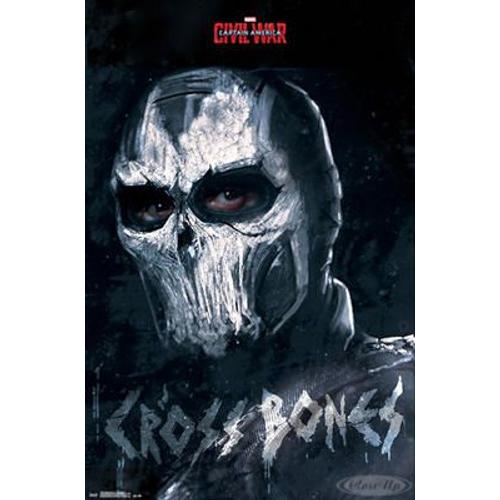 Poster Captain America - Civil War  "Cross Bones"