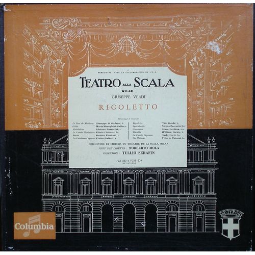 Rigoletto - Orchestre Et Ch¿Urs Théâtre De La Scala Milan (Studio 1955)