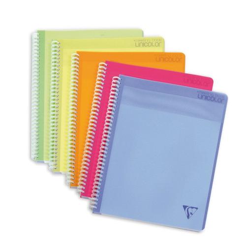 Clairefontaine Lot De 10 Linicolors Meeting Book Reliure Intégrale 22,5x29,7 160p Assorti Fresh Aléatoire