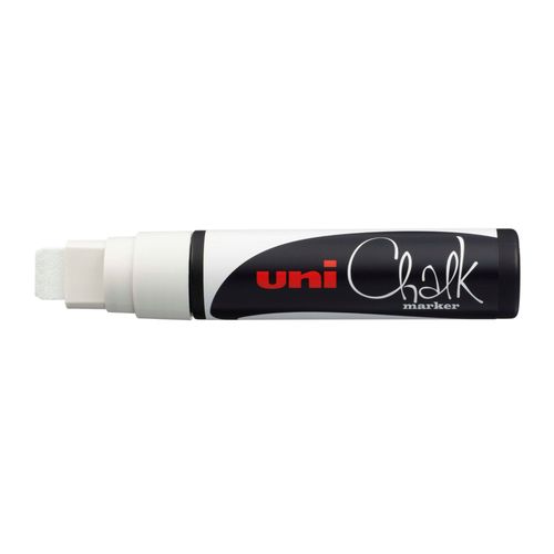 Uni-Ball Marqueur Craie Pte Rectangulaire Extra-Large Chalk Marker Pwe17k 15mm Blanc