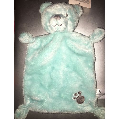 Doudou Ours Nicotoy Bleu Gris  Simba Toys Benelux Peluche Bébé 