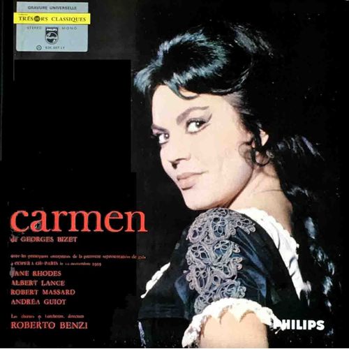 Disque Vinyle Lp 33 Tours - Philips 6500 206 - Bizet - Carmen