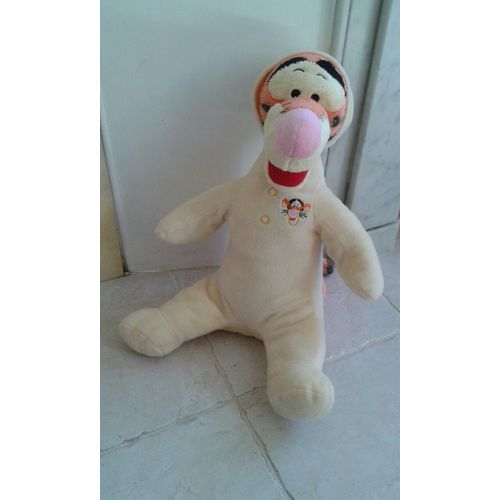Doudou Tigrou Pyjama Jaune Disney