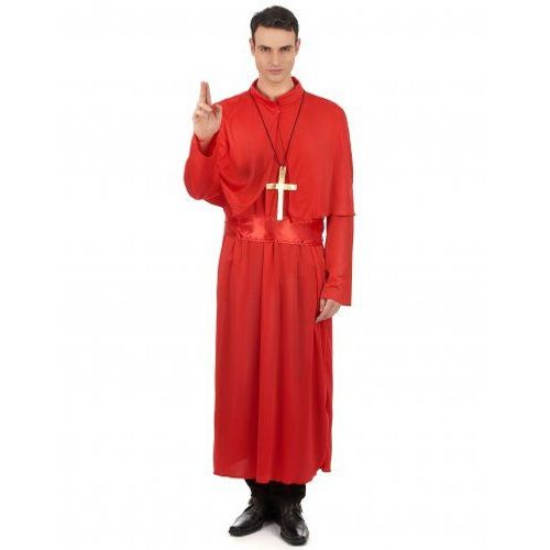 Déguisement Prêtre Rouge Adulte, Taille Unique