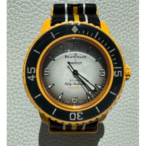Swatch X Blancpain Fifty Fathoms Pacific Ocean