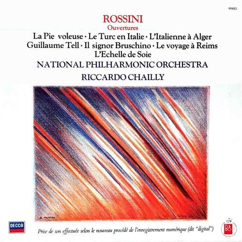 Disque Vinyle Lp 33 Tours - Decca Bang Et Olufsen 999001 - Riccardo Chailly - Rossini - "7 Ouvertures" : La Pie Voleuse, Le Turc En Italie, L'italienne À Alger, Guillaume Tell,  (Voir Suite..)