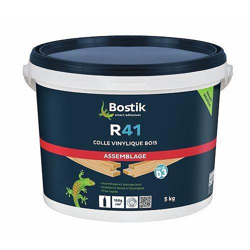 Colle à bois vinylique à prise rapide - pot de 20 kg - R 41 BOSTIK