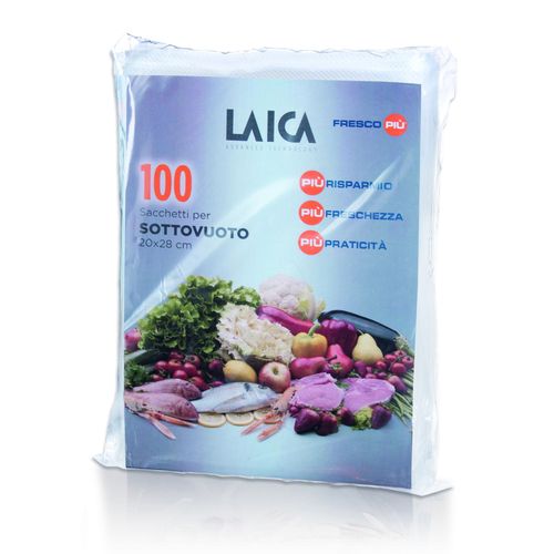 Pack De 100 Sachets 20x28cm Pour Appareil Laica Vt3501