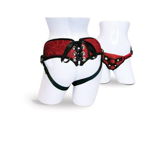 Gode-Ceinture Corset Rouge