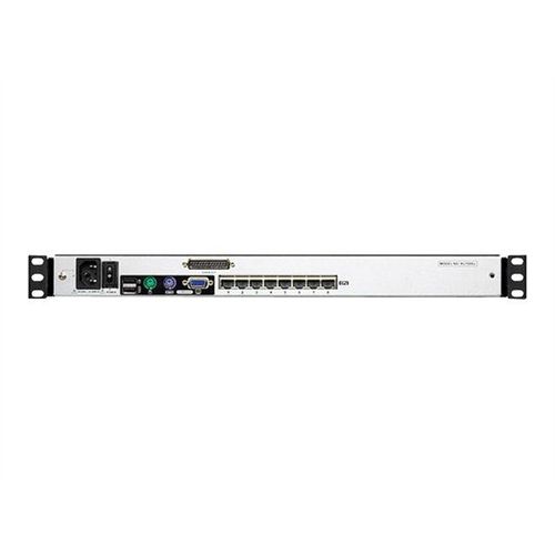 ATEN KL1508AN - Console KVM avec commutateur KVM - 8 ports - PS/2 - 19" - rack-montable - 1280 x 1024 @ 75 Hz - VGA - 1U