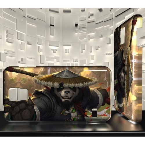 Coque Samsung Galaxy S5 Mini World Of Warcraft Wow 02 Chen Brune D'orage