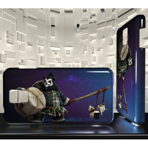 Coque Samsung Galaxy S5 Mini World Of Warcraft Wow 37 Chen Brune D'orage