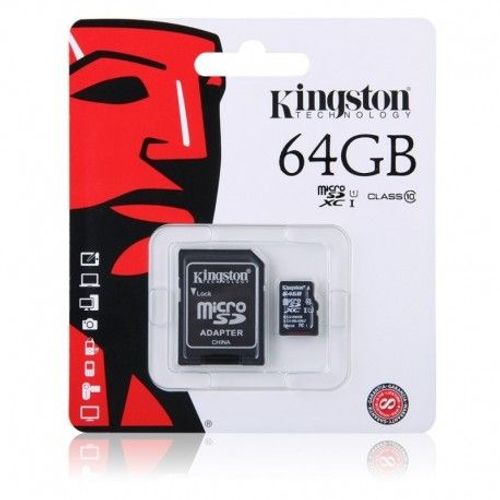 Carte Micro SD SDXC 64 GO Classe 10 Pour GoPro Hera 4 / Hero 5