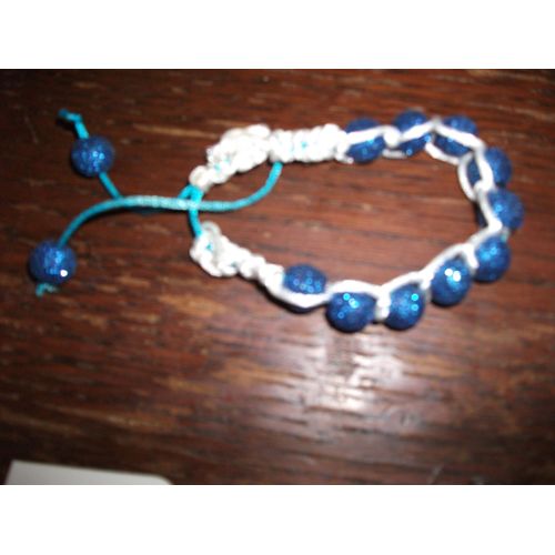 Bracelet Avec Perles Bleu