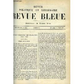 La Revue Politique Et Litteraire 7e Annee - 1er Semestre N°10 - L'impot Sur Le Revenu Aux Etats-Unis Par C. De Varigny, Les Antecedents Du Christianisme Par Albert Reville
