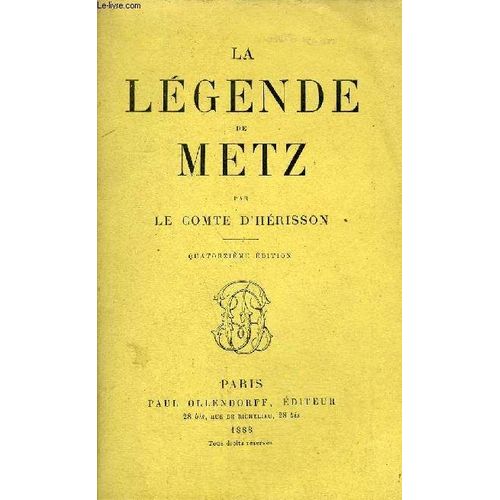 La Legende De Metz / 14e Edition.