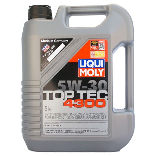 Liqui Moly Top Tec 4300 5w-30  5 Litres Jerrycans