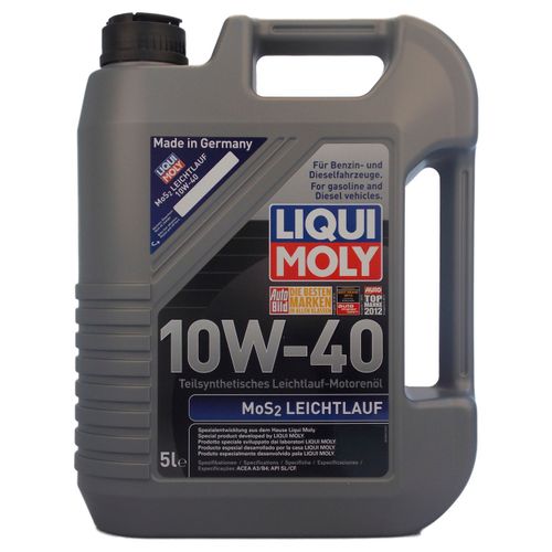 Liqui Moly Mos2 Leichtlauf 10w-40  5 Litres Jerrycans
