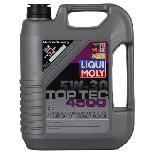 Liqui Moly Top Tec 4500 5w-30  5 Litres Jerrycans