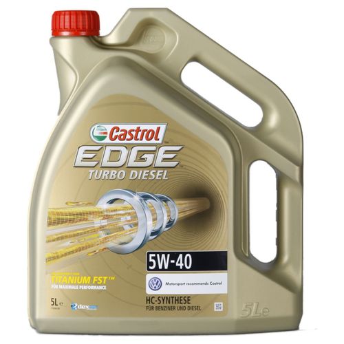 Huile Moteur Castrol Edge Turbo Diesel 5w-40 Fst (5l)